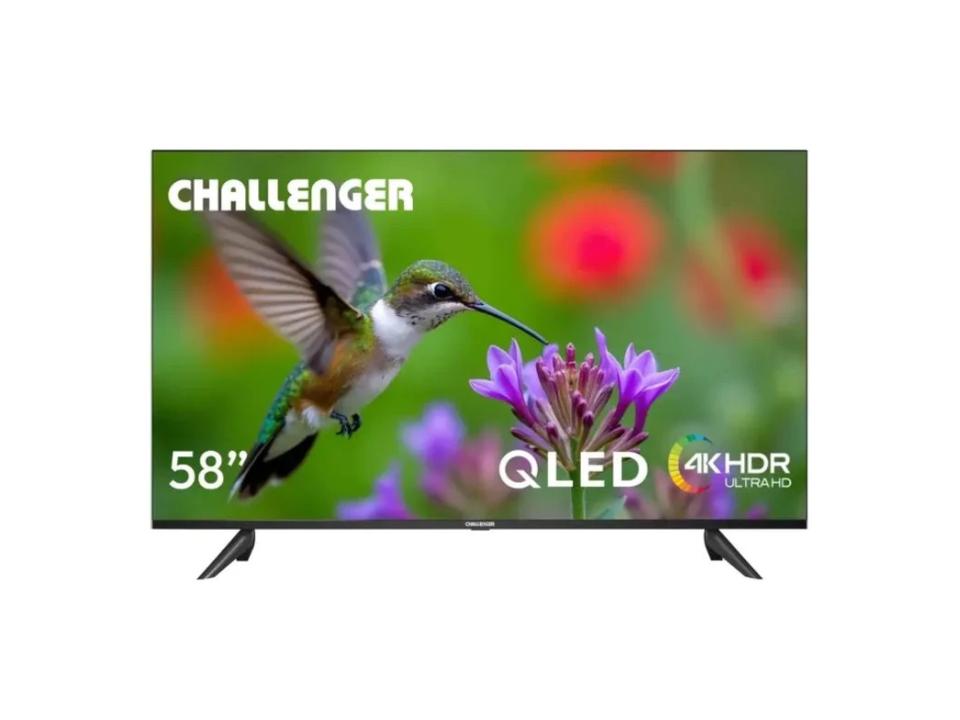 Televisor Challenger 58" 58KG290 BT QLED Smart TV GOOGLE